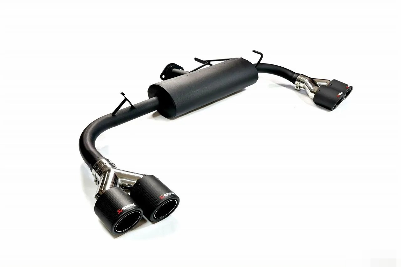 Глушитель раздвоенный Lancer X (дорест) с насадками Akrapovic Глушитель раздвоенный Lancer X (дорест) с насадками Akrapovic