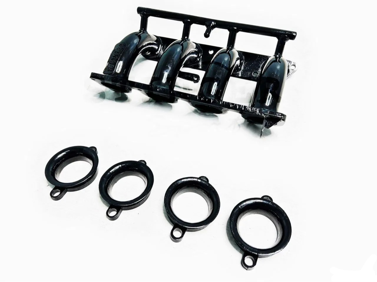 Впускной коллектор Stinger Sport вертикальный ВАЗ 2101 16V под 4-х дроссельный узел Toyota Levin (Black Top) Впускной коллектор Stinger Sport вертикальный ВАЗ 2101 16V под 4-х дроссельный узел Toyota Levin (Black Top)