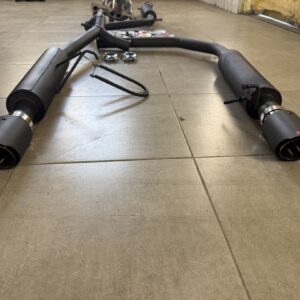 Выхлоп AMG Гранта 8V, раздвоенный, насадки Akrapovic