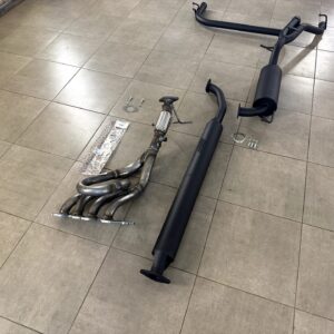 Выхлоп AMG Ford Focus 2 1.8-2.0L, раздвоенный, насадки Akrapovic