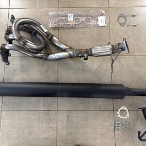 Выхлоп AMG Ford Focus 2 1.8-2.0L, раздвоенный, насадки Stinger Sport