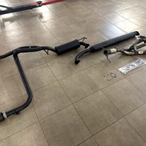 Выхлоп AMG Ford Focus 2 1.8-2.0L, раздвоенный, насадки Akrapovic