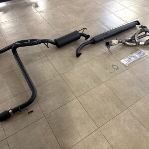 Выхлоп AMG Ford Focus 2 1.8-2.0L, раздвоенный, насадки Stinger Sport