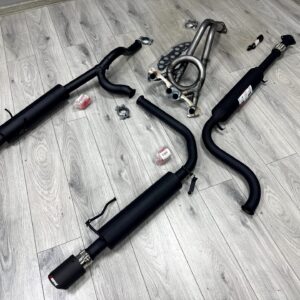 Выхлоп AMG ВАЗ-2114 (2108, 2109, 2113, 2114), насадки Akrapovic, серия Mute